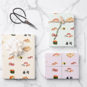 Itamae〈Sushi Chefs) collection Wrapping Paper Sheet