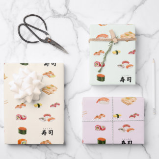 Itamae〈Sushi Chefs） collection Wrapping Paper Sheet