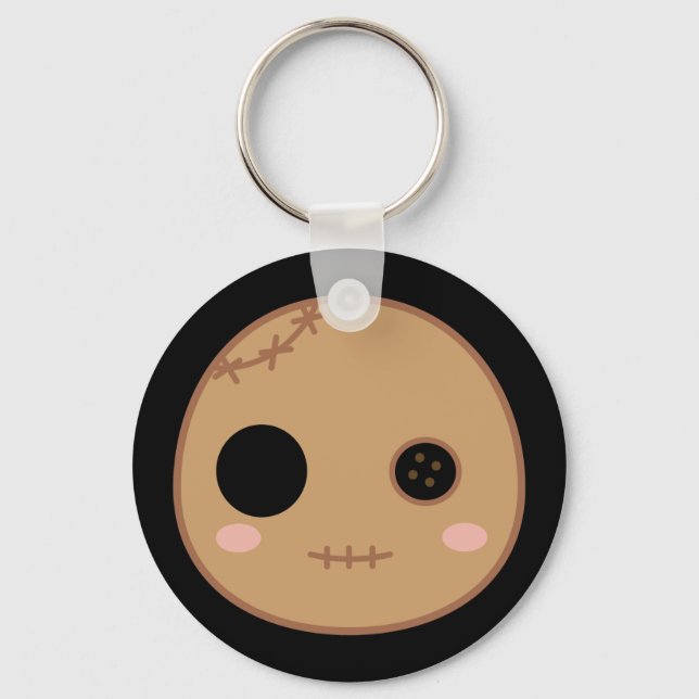 Itami the Voodoo Doll Head Key Ring (Front)
