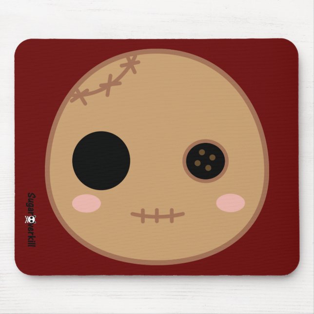 Itami the Voodoo Doll Head Mouse Pad (Front)