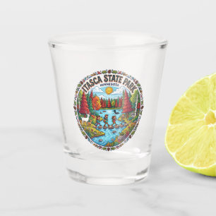 Itasca State Park USA Shot Glass
