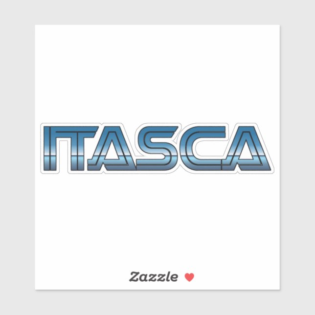 Itasca TX Sticker (Sheet)