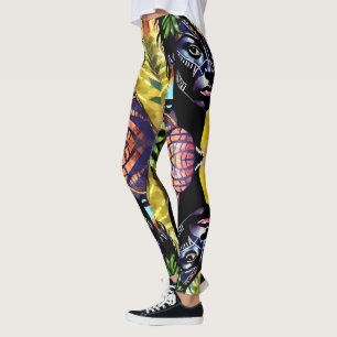 “Itáyara” Painted Fern - Women In Amazonia Leggings