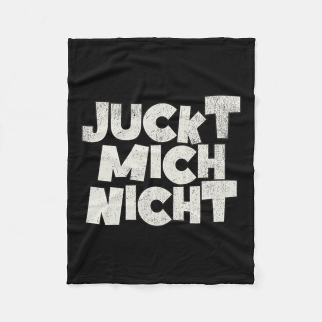 Itch Me Not  Fleece Blanket (Front)