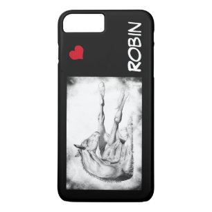 Itch Too with red heart Case-Mate iPhone Case