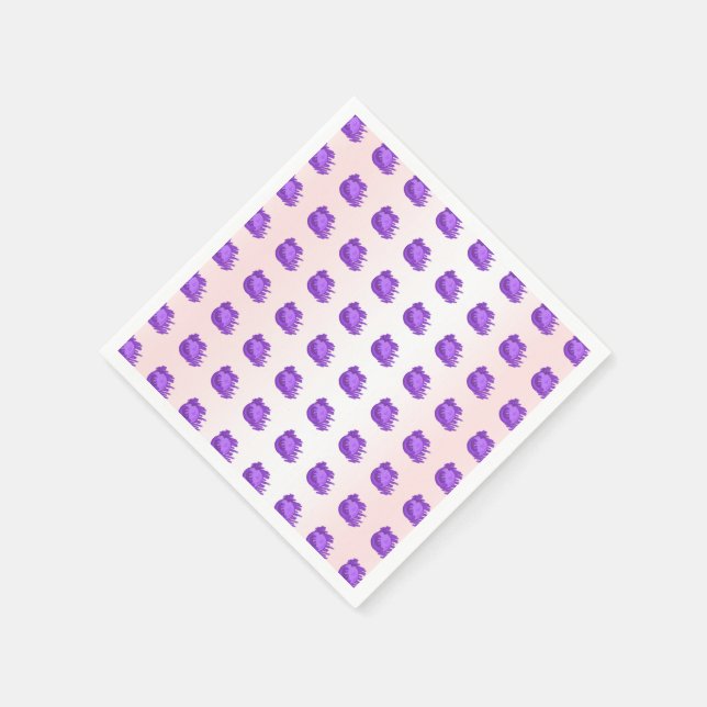 ITD Blurberries and Cream Napkin (Corner)