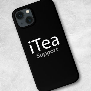 iTea support - A dad pun for tea drinkers - Funny iPhone 13 Case