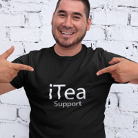 iTea support - A dad pun for tea drinkers
