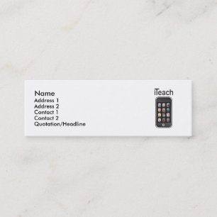 iteach business card