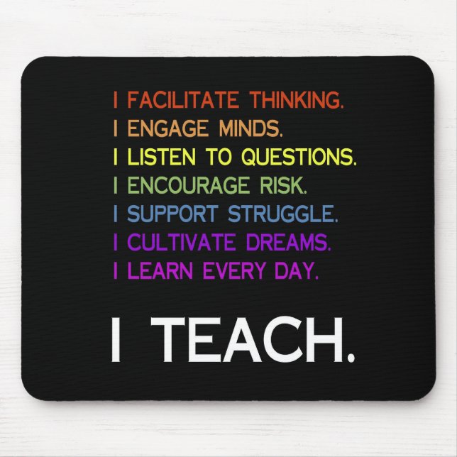 iTeach Mouse Pad (Front)