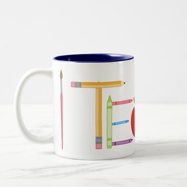 iTeach Two-Tone Coffee Mug (Left)