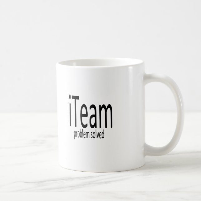 iTeam. Problem solved Mug (Right)