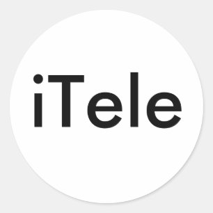 iTele Classic Round Sticker