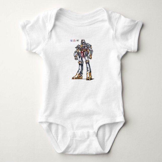 Item No. 00005 "Sharp Plane" Baby Body Suit Bodysuit (Front)