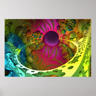 Iterate Imagery Black Light Poster 50