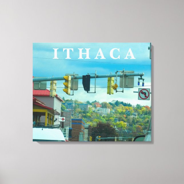 ITHACA NEW YORK CANVAS PRINT (Front)