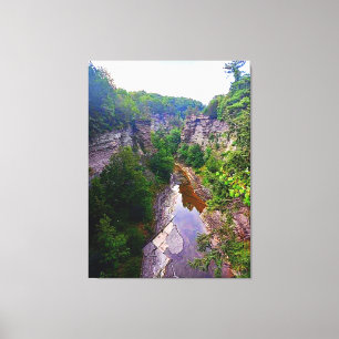 ITHACA NEW YORK GORGE  CANVAS PRINT
