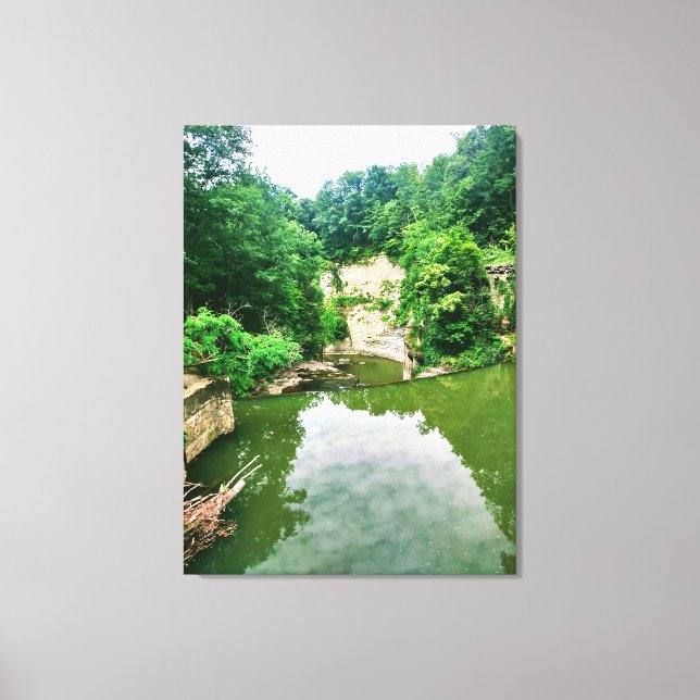 ITHACA NEW YORK GORGE  CANVAS PRINT (Front)