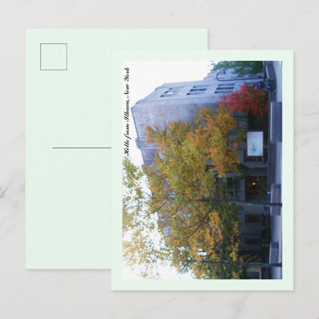 ITHACA NEW YORK  POSTCARD (Front/Back)