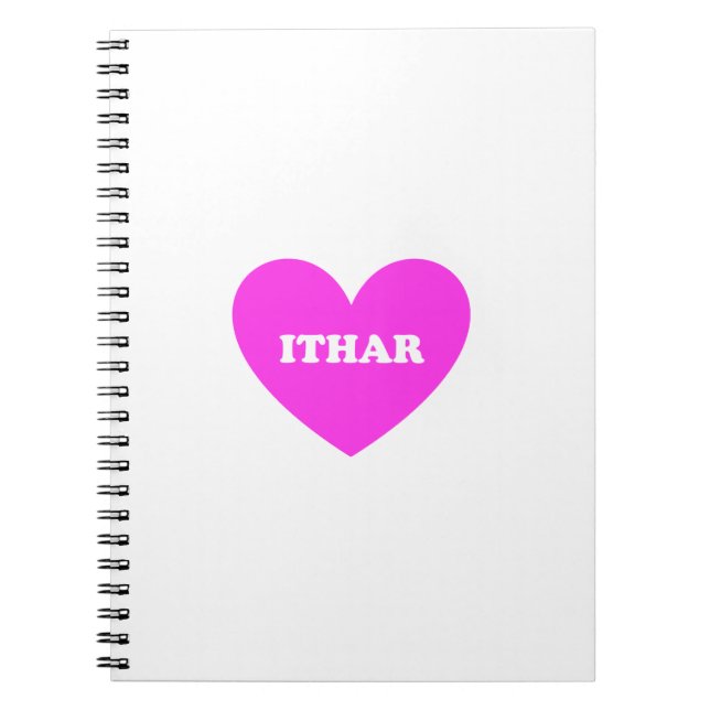 Ithar Spiral Notebook (Front)