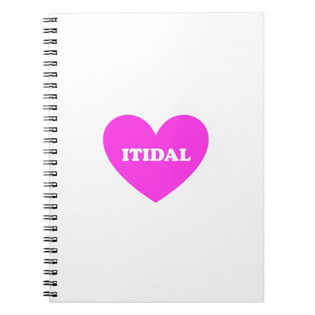 Itidal Spiral Notebook (Front)