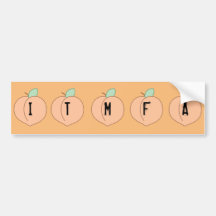 ITMFA Orange Bumper Sticker