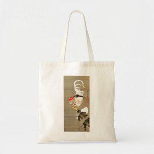Ito Jakuchu Hen and Rooster with Grapevine Tote Bag