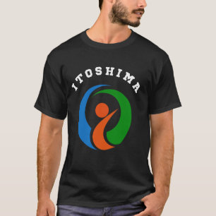 Itoshima Coat of arms Flag pride national Gift Sou T-Shirt