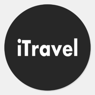 iTravel Classic Round Sticker