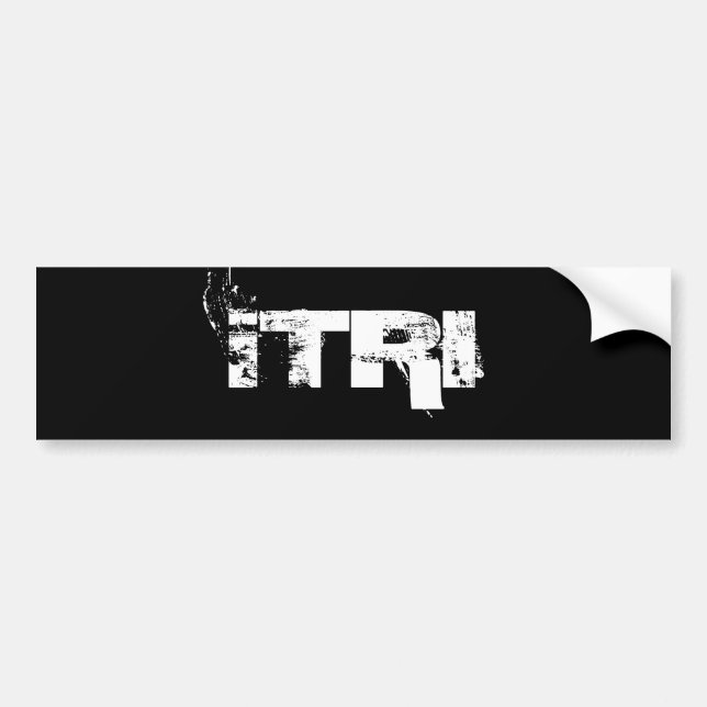 iTRI Bumper Sticker (Front)