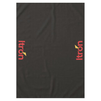 Itron black tablecloth 152 x 213 cm