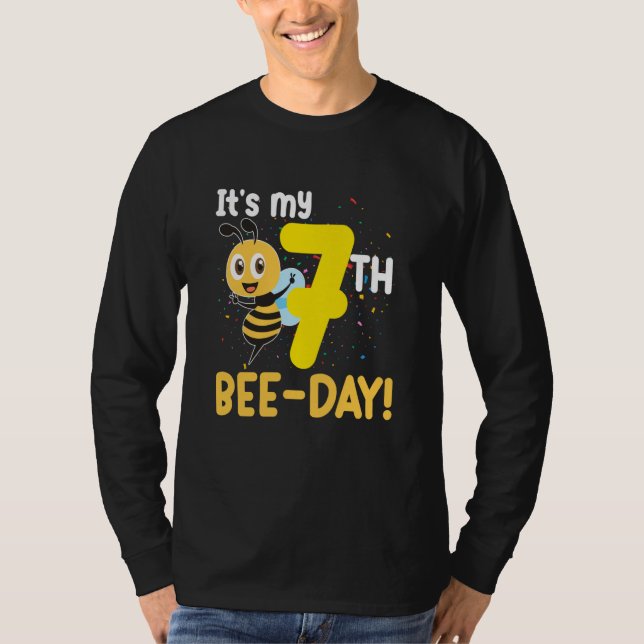 It's 7th Bee Day Honey Beekeeper Apiary Beekeeping T-Shirt (Front)