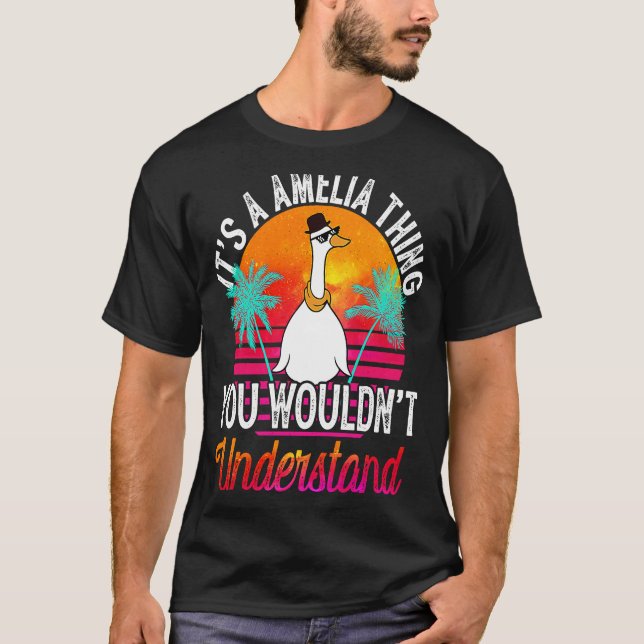 It's A Amelia Thing You Wouldn't Understand  Ameli T-Shirt (Front)
