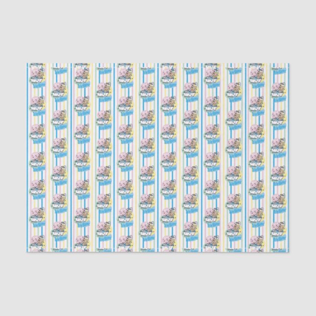 It's a Baby Boy Shower Tissue Paper (Front)