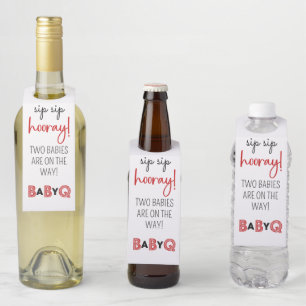It's a Baby Q for Twins Bottle Hanger