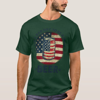 Its a Bad Day to Be a Cold Beer Vintage US Flag 4t T-Shirt
