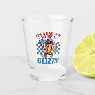 It's a Bad Day to Be a Glizzy 4th of July T-Shirt Shot Glass