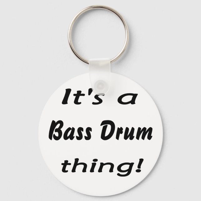 It's a bass drum thing! key ring (Front)