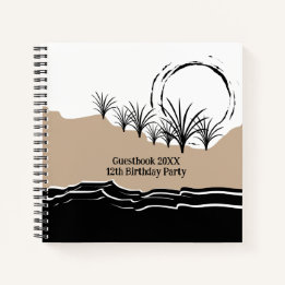 It's A Beach Birthday Party Guest Book