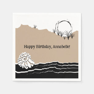 It's A Beach Birthday Party Napkin