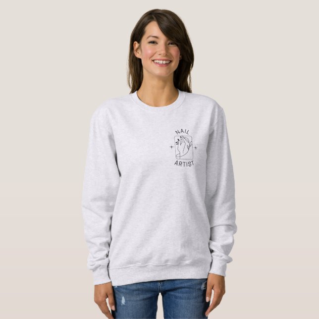 It's a Beautiful Day for a Manicure  Sweatshirt (Front Full)
