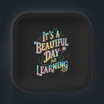 It's a Beautiful Day for Learning Back To School Paper Plate<br><div class="desc">It's a Beautiful Day for Learning Back To School</div>