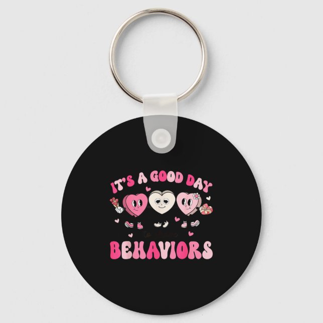 It's A Beautiful Day To Shape Behaviors Yst Valent Key Ring (Front)