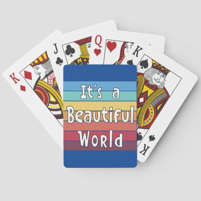 It's a Beautiful World     Playing Cards (Back)