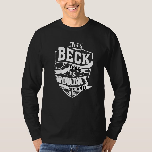 It's A Beck Thing T-Shirt (Front)
