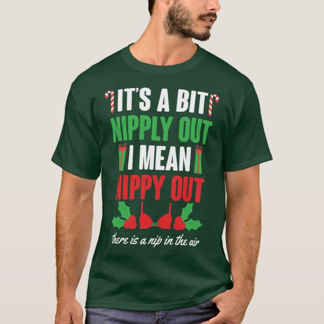 Its A Bit Nipply Out boy T-Shirt (Front)