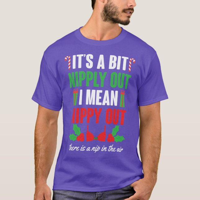 Its A Bit Nipply Out boy T-Shirt (Front)