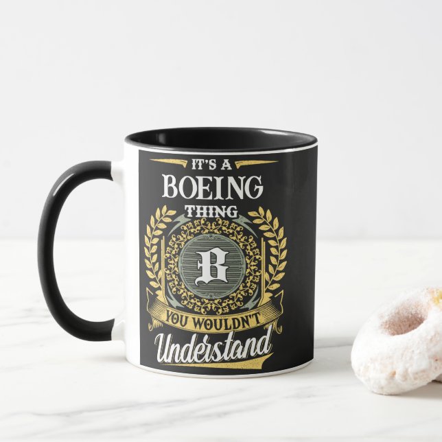 It's a BOEING Thing You Wouldn't Understand Mug (With Donut)