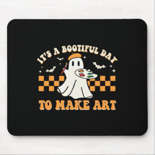 It's A Bootiful Day To Make Art Halloween Art Teac Mouse Pad