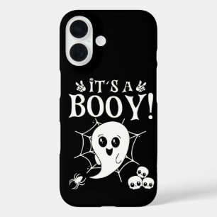 It's A Booy, Cute Baby Gender Reveal Halloween iPhone 16 Case